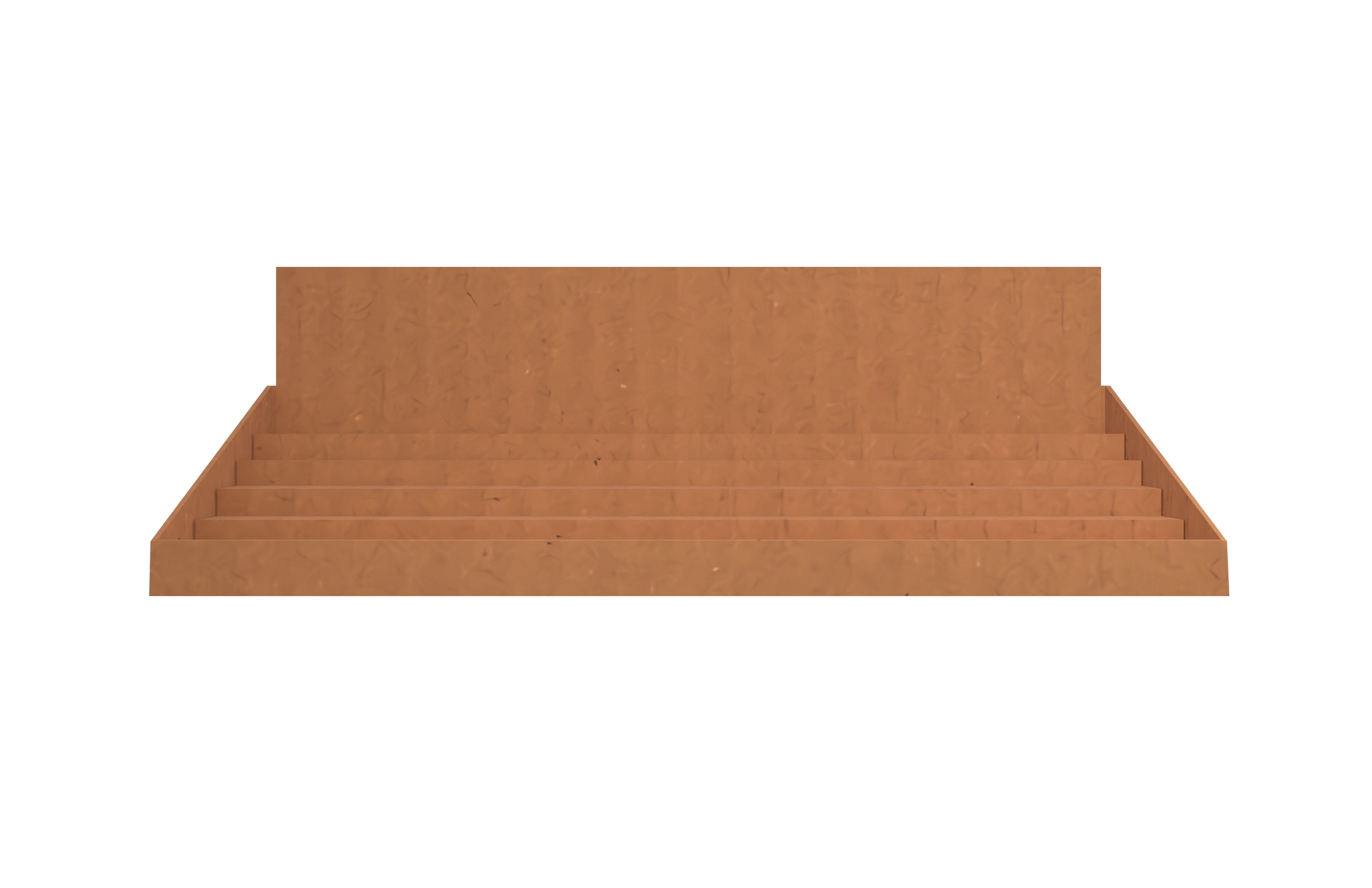 Product Display Stand Cardboard v3 002 Low-poly 3D model_1