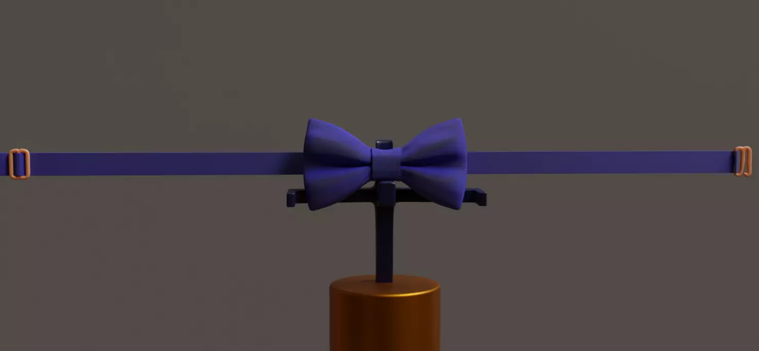 Bow tie 3d photorealistic model Free 3D model_0