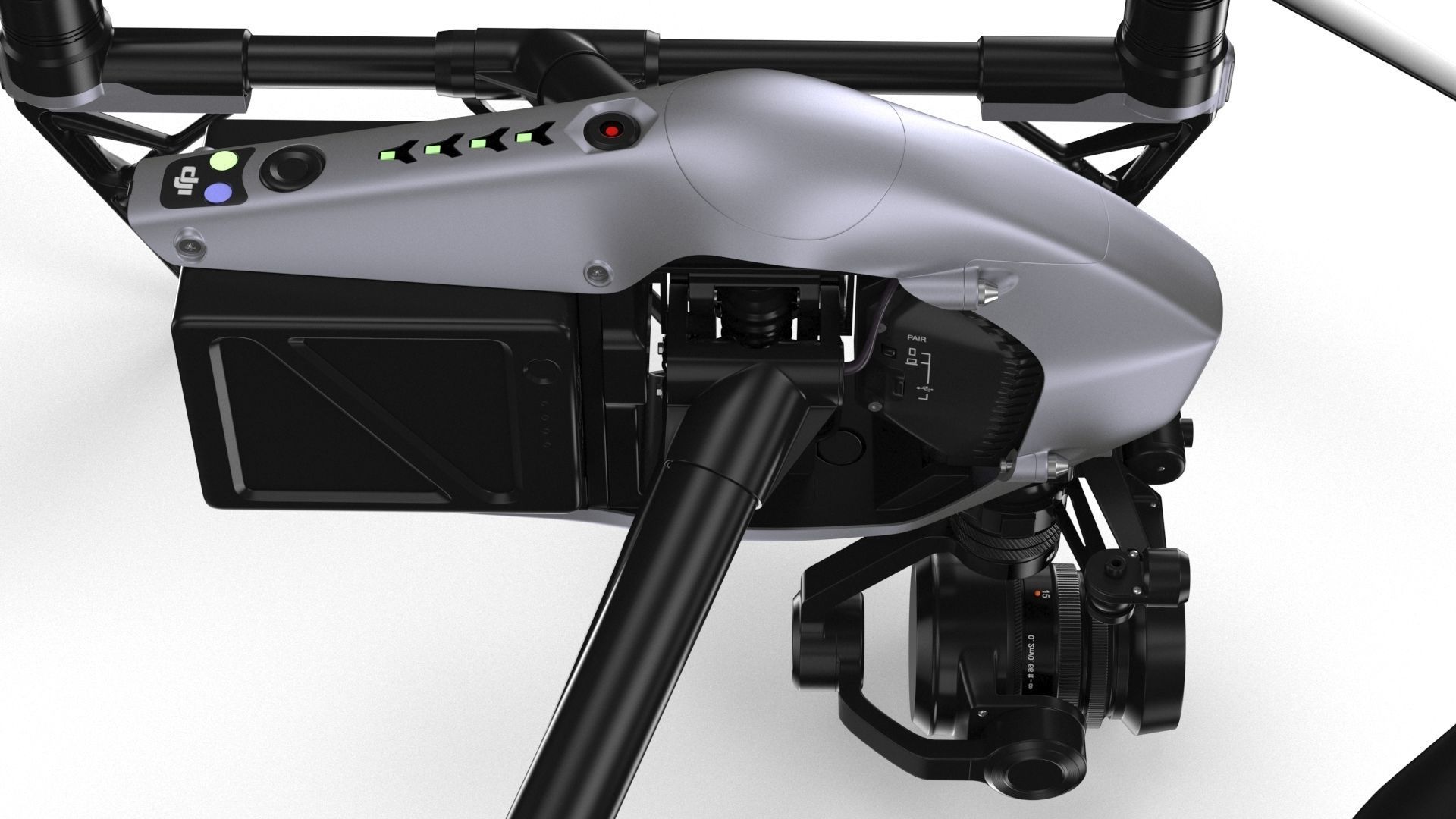 DJI Inspire 2 - Element 3D 3D model_6