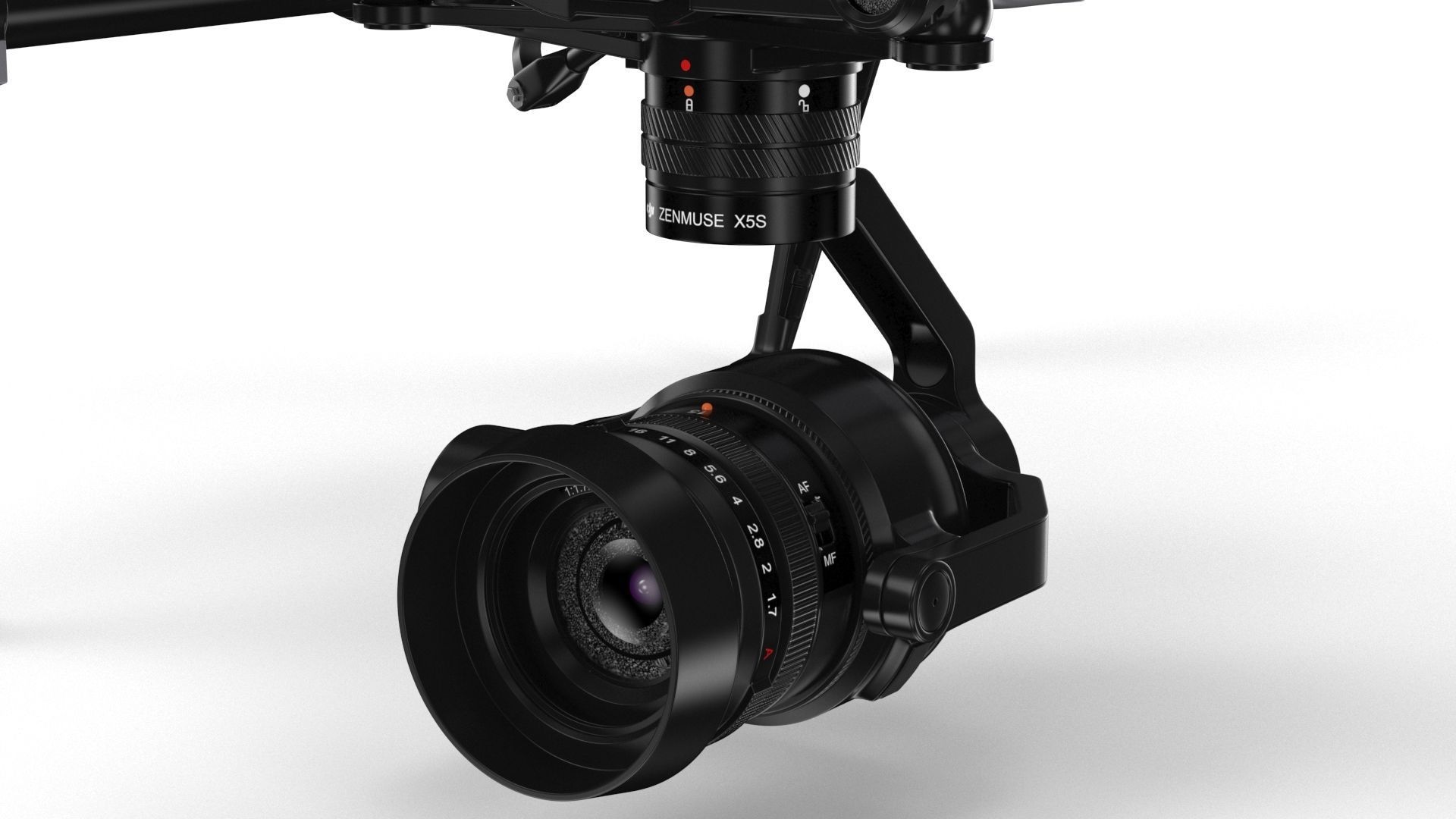 DJI Inspire 2 - Element 3D 3D model_9