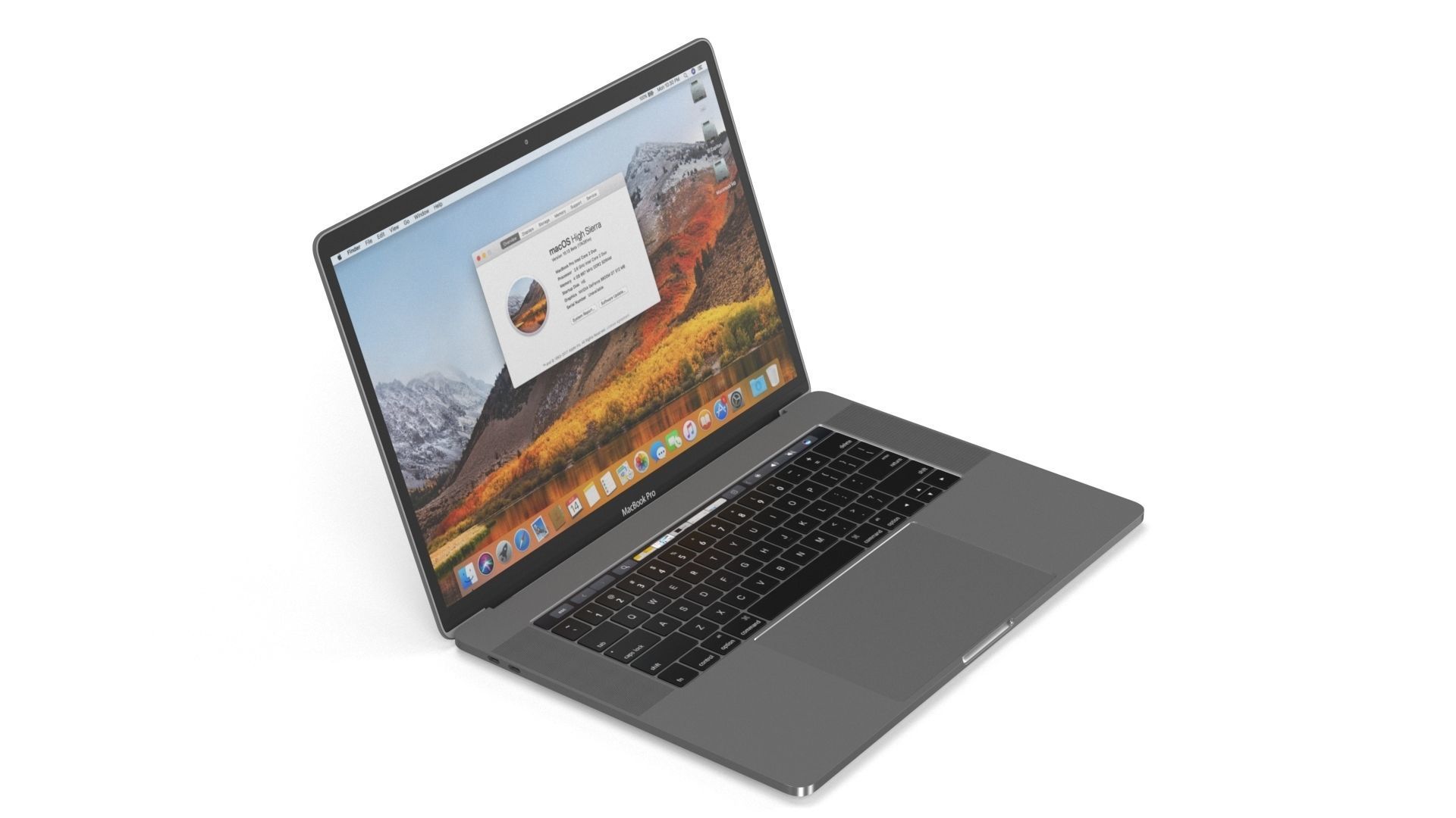 Apple Macbook Pro 15 3D model_4