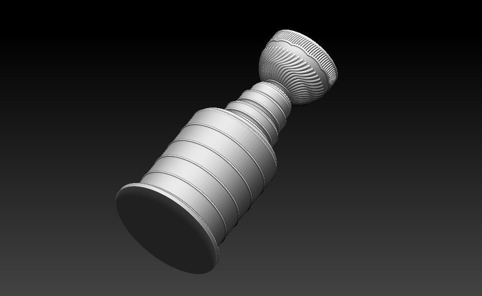 The Stanley Cup - NHL - CNC wood 3D print model_1
