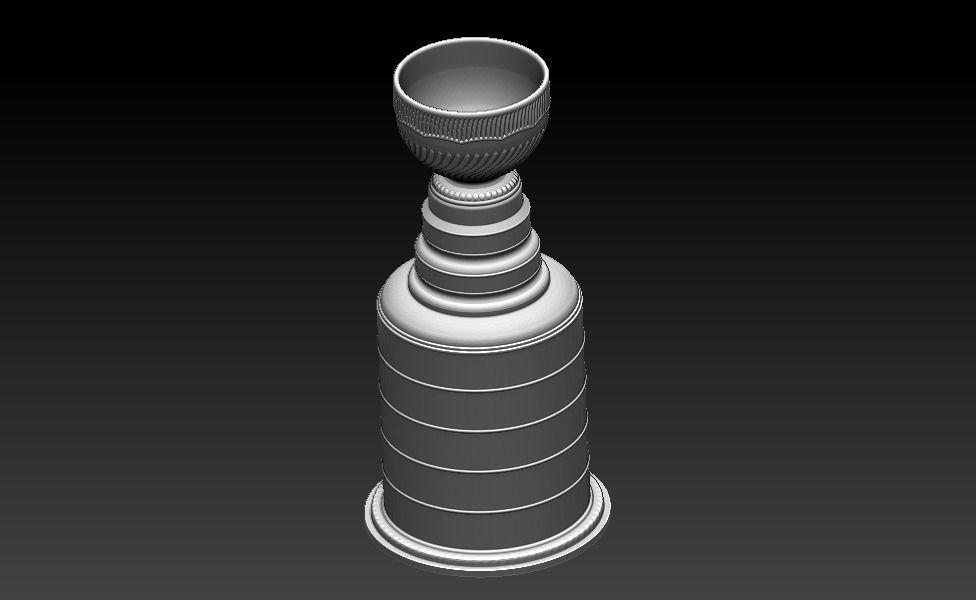 The Stanley Cup - NHL - CNC wood 3D print model_2