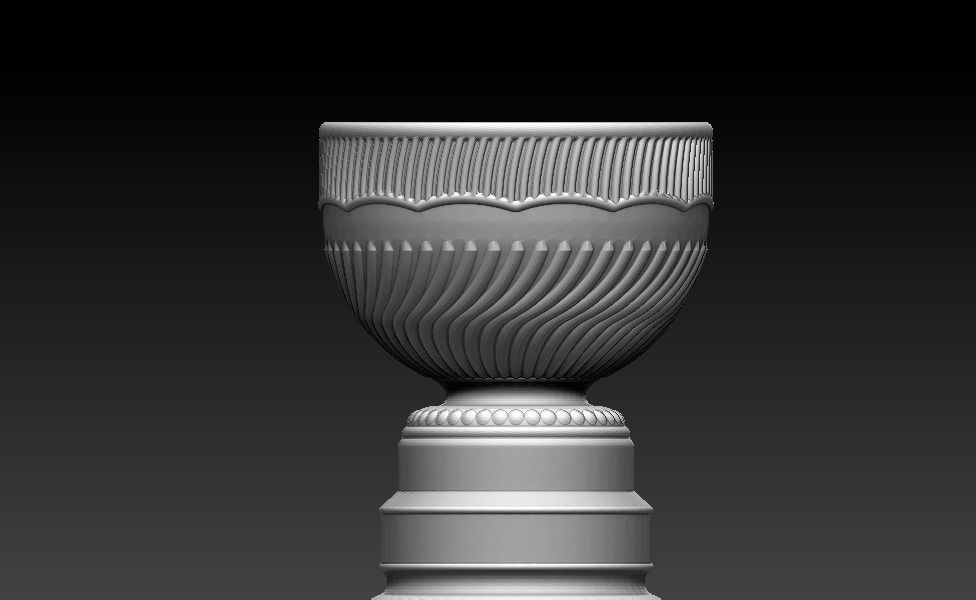 The Stanley Cup - NHL - CNC wood 3D print model_3