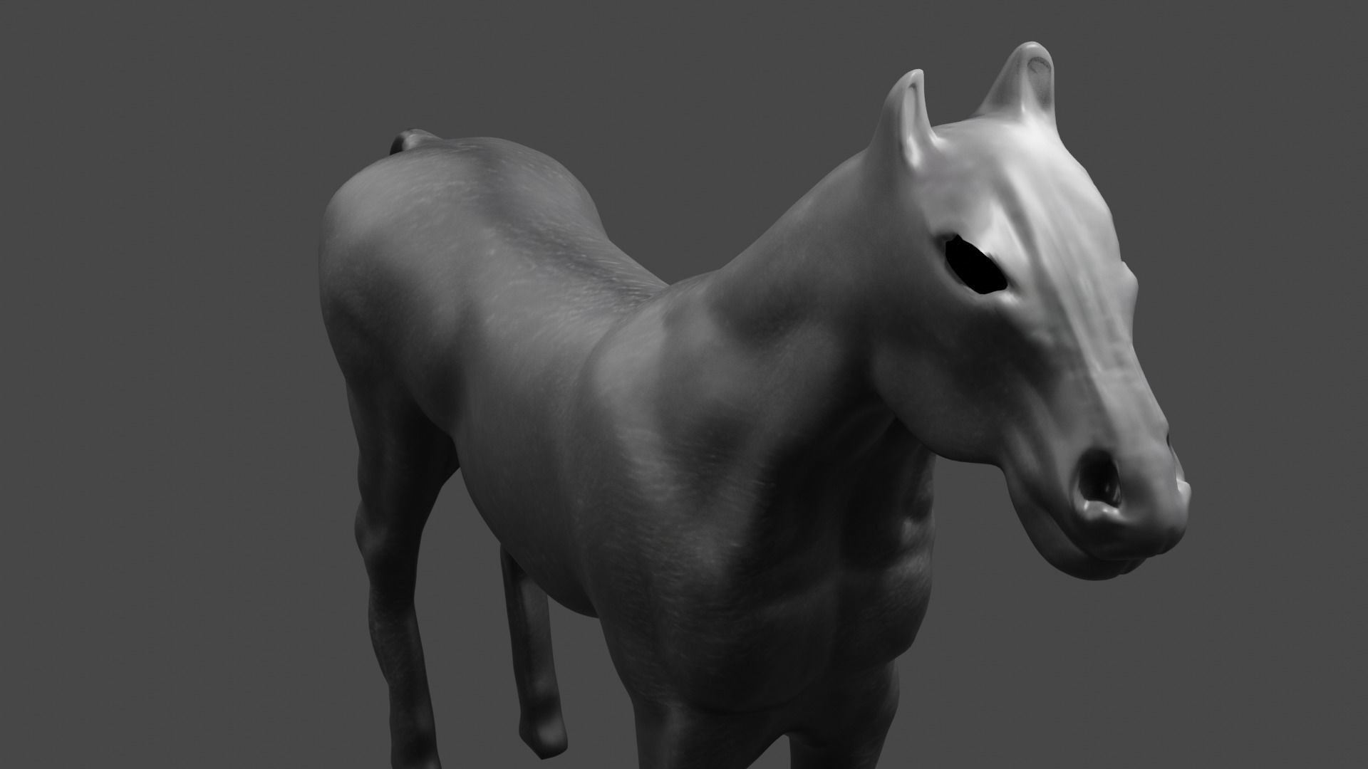 HIGH QUALITY HORSE 3D model_9