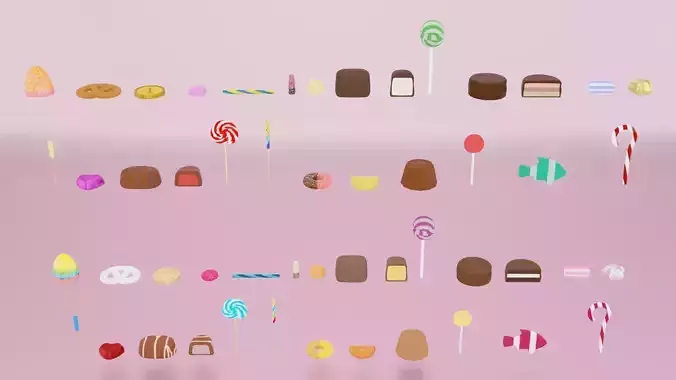 Candy sweets and candies