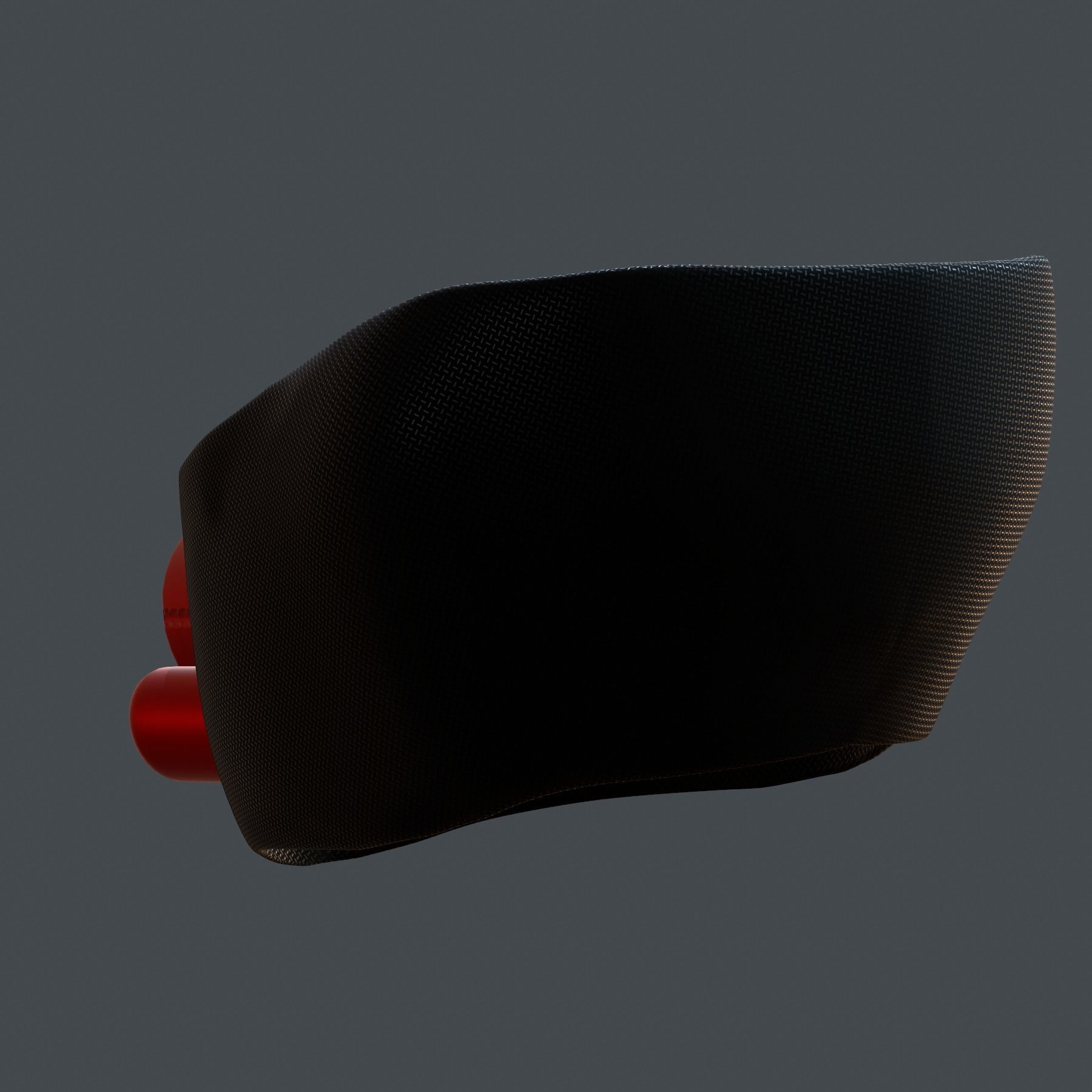 Gas mask helmet 3d model scifi Low-poly Low-poly 3D model_4