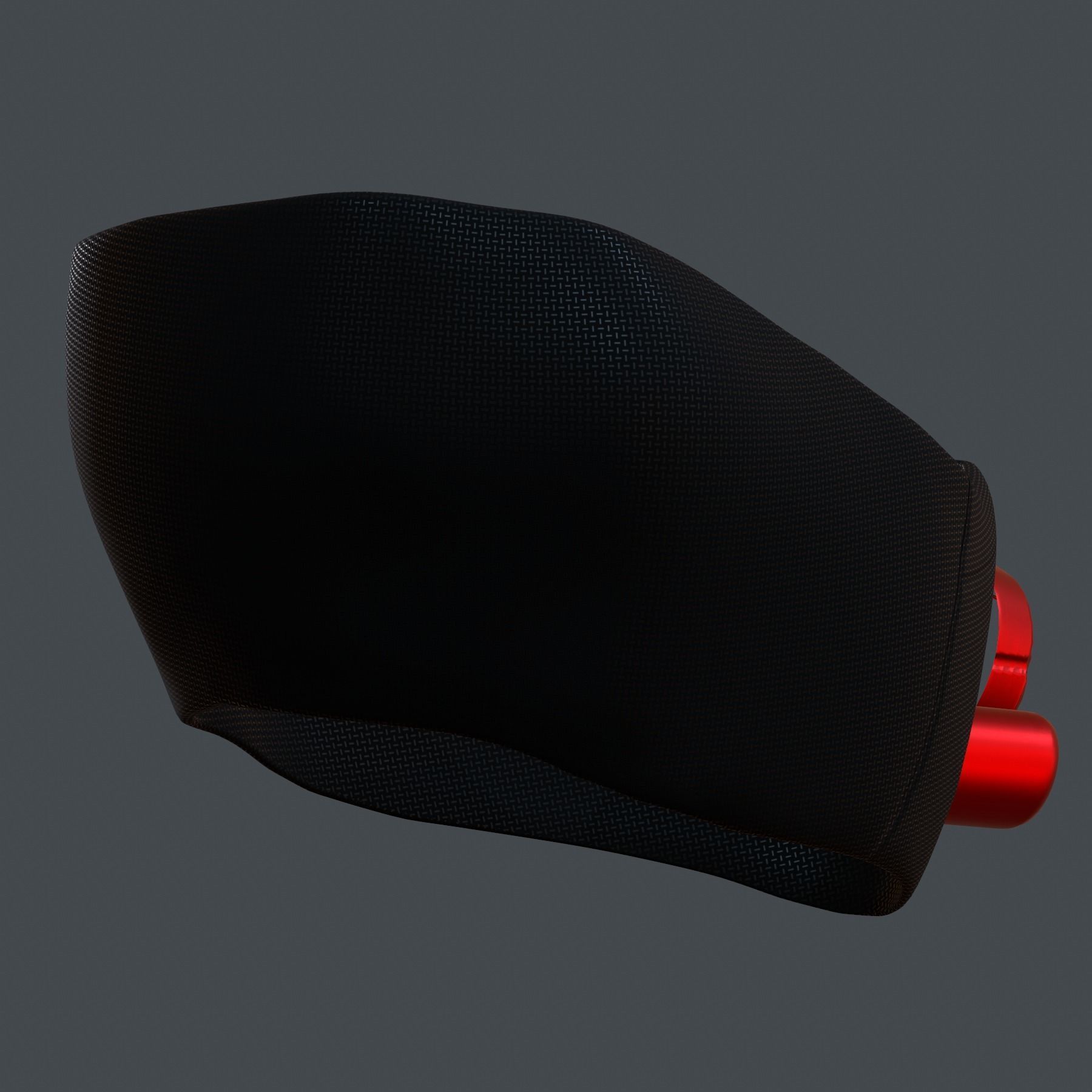 Gas mask helmet 3d model scifi Low-poly Low-poly 3D model_6