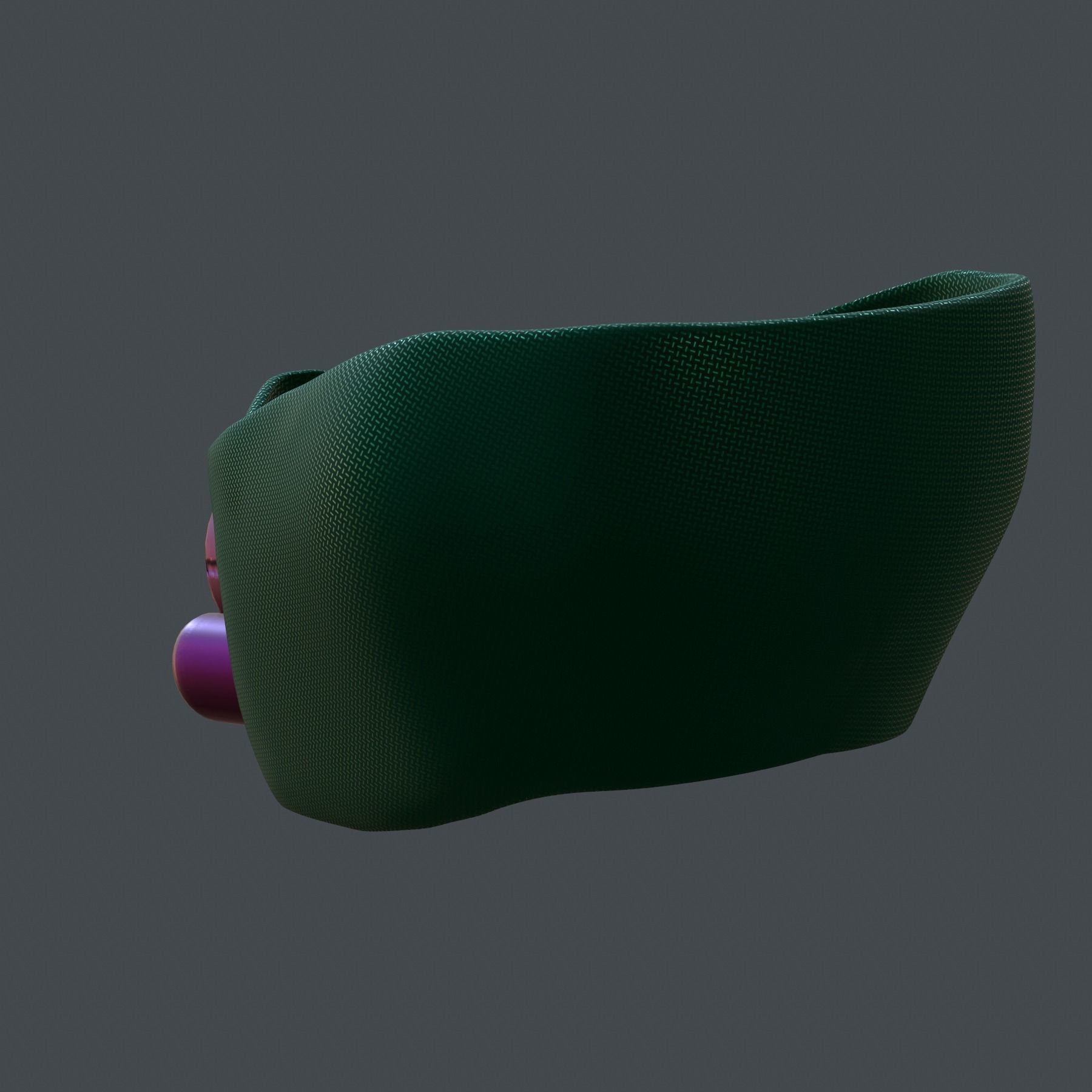 Gas mask respirator scifi futuristic Low-poly 3D model Low-poly 3D model_4