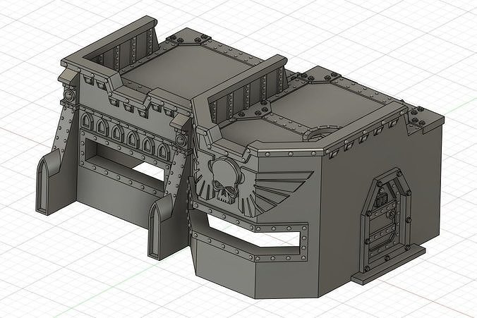  wargame bunker 3D print model