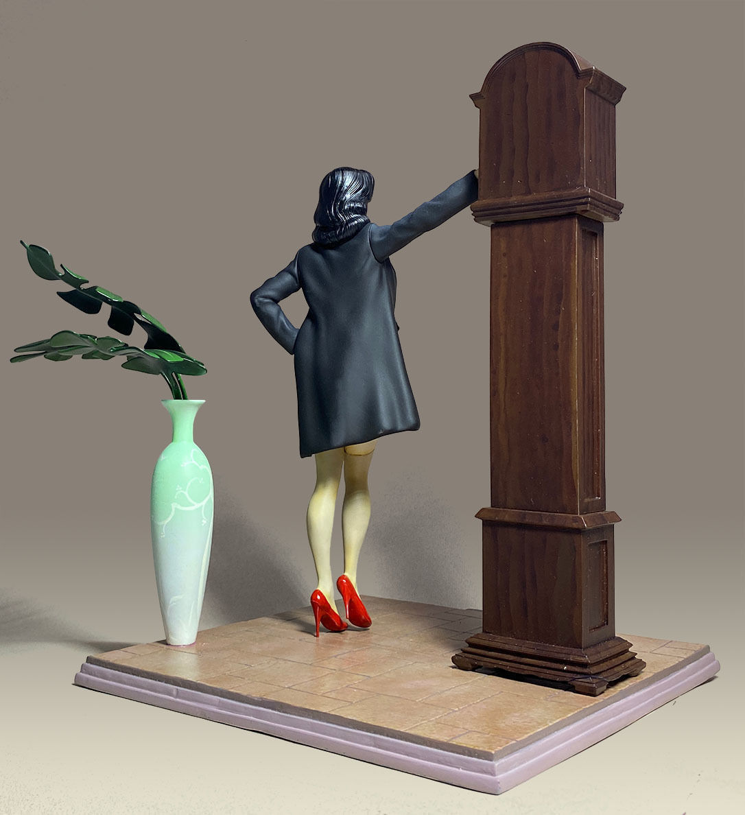 Homage to Dita Von Teese Lingerie statue 3D print model_23