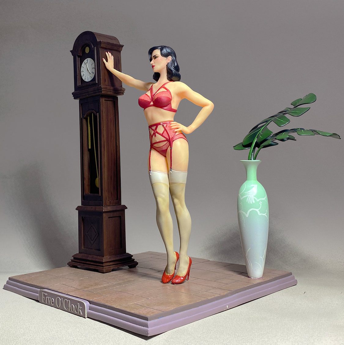 Homage to Dita Von Teese Lingerie statue 3D print model_22