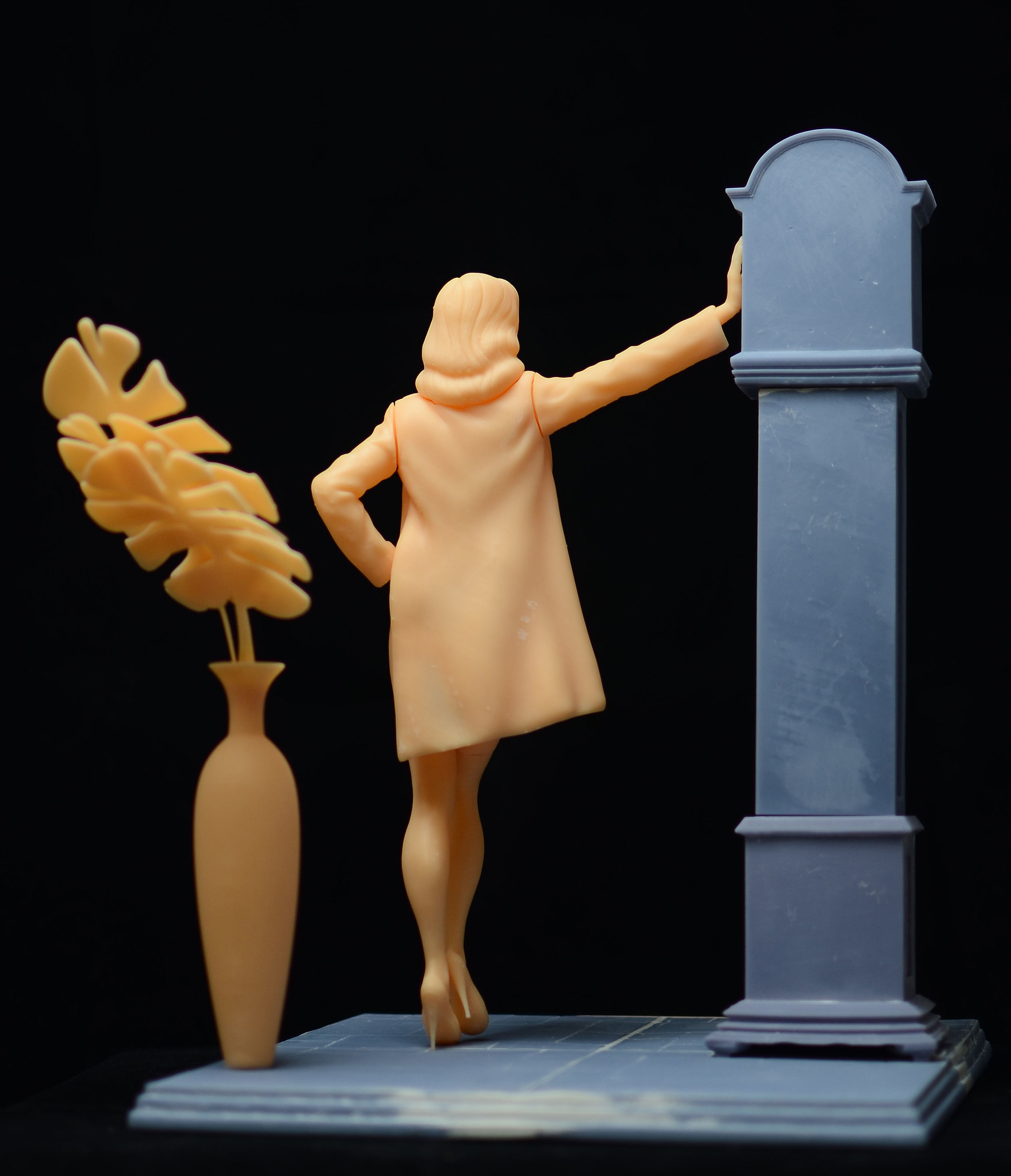 Homage to Dita Von Teese Lingerie statue 3D print model_11