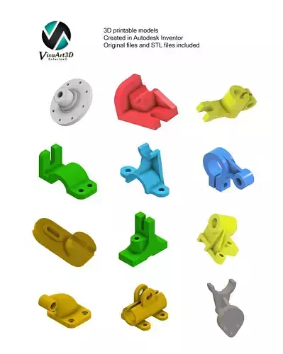3D printable models created in Inventor 3D print model