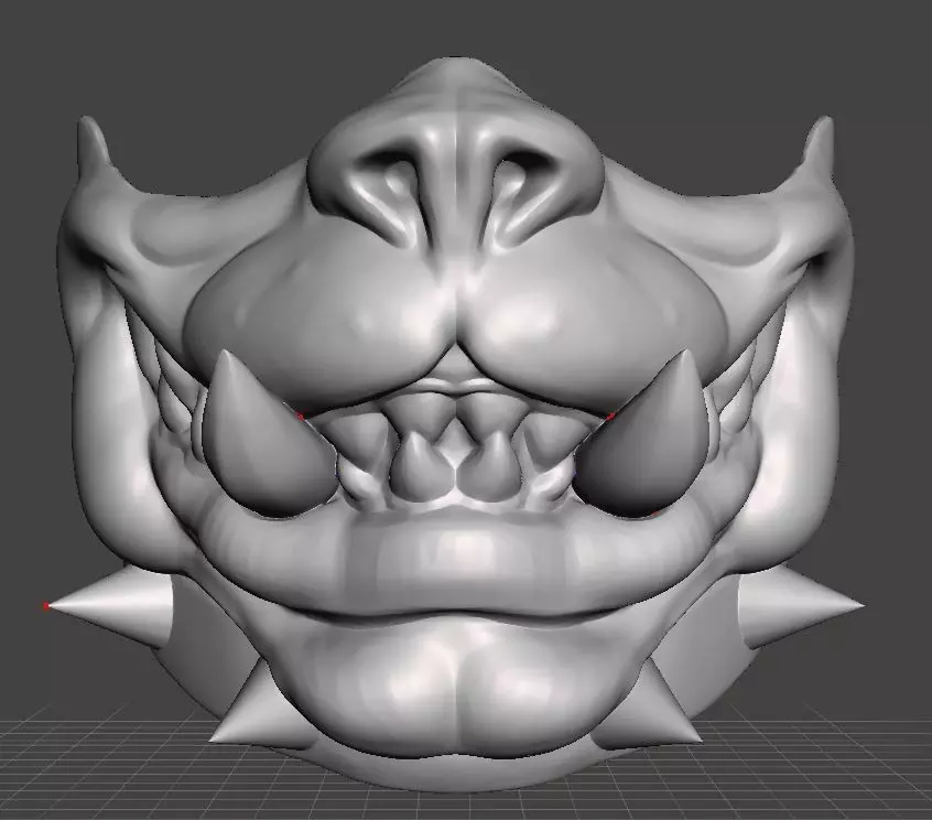 Bulldog Mask STL File Halloween Cosplay cartoon 3D print model 3D print model_0
