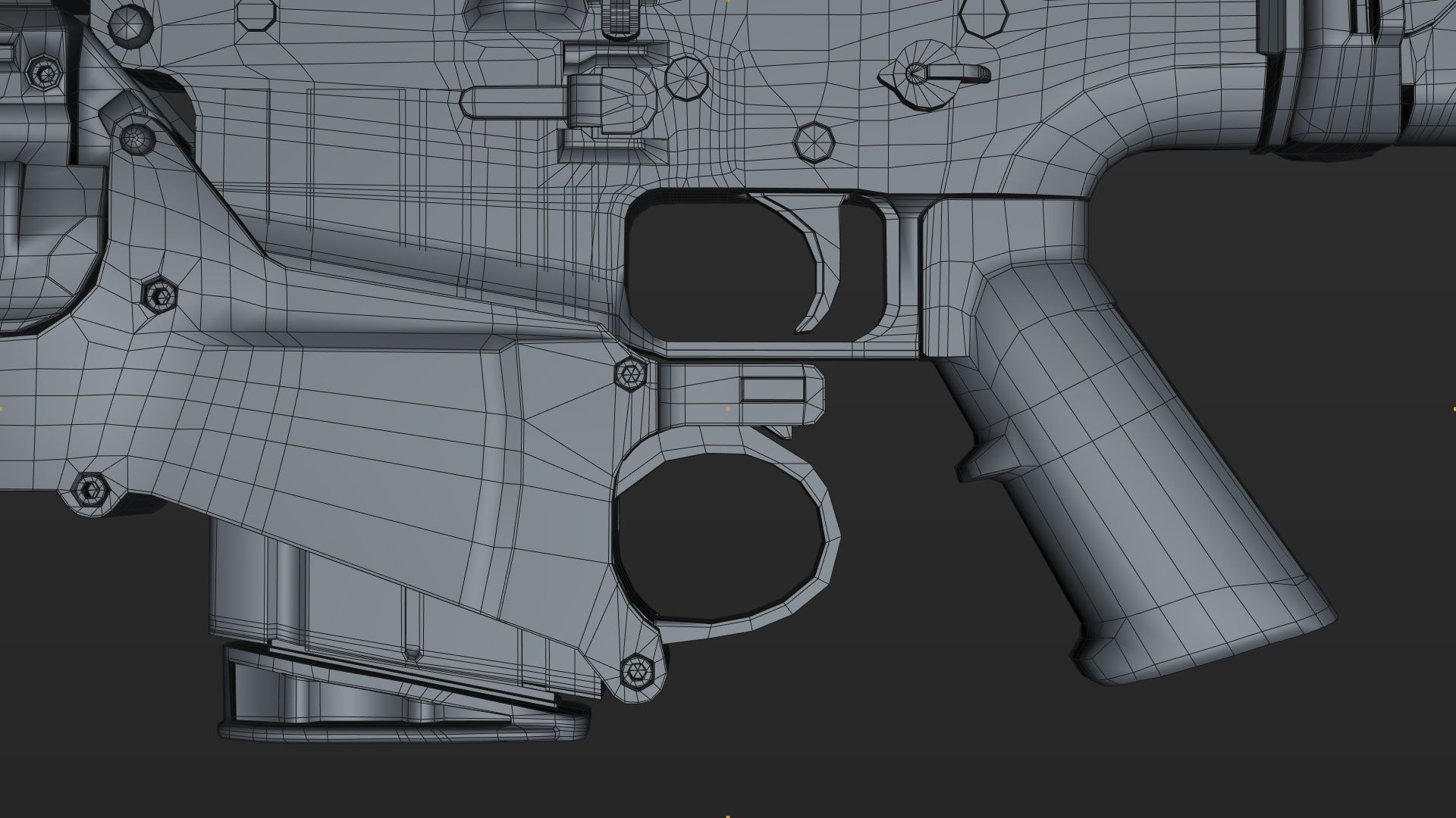 FN SCAR-H 3D Model With Equipments 3D model_27