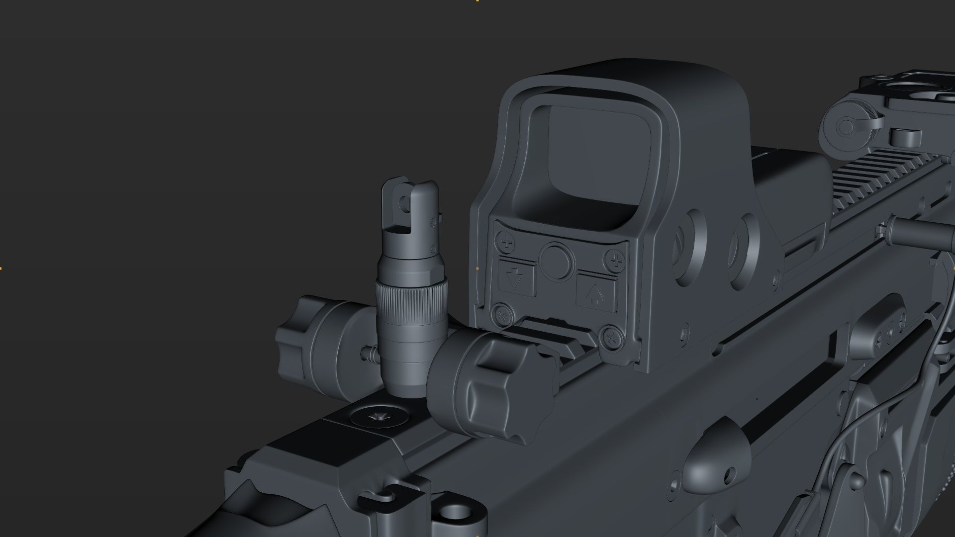 FN SCAR-H 3D Model With Equipments 3D model_22