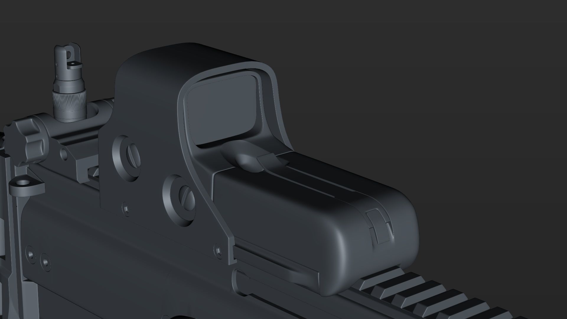 FN SCAR-H 3D Model With Equipments 3D model_20