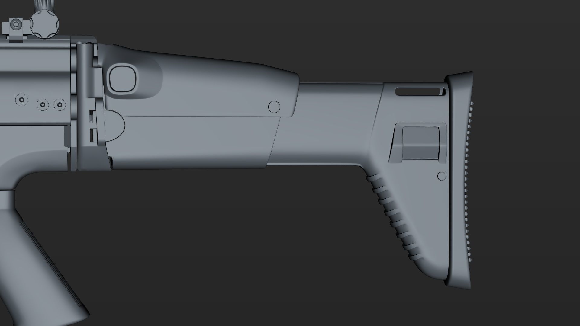 FN SCAR-H 3D Model With Equipments 3D model_17