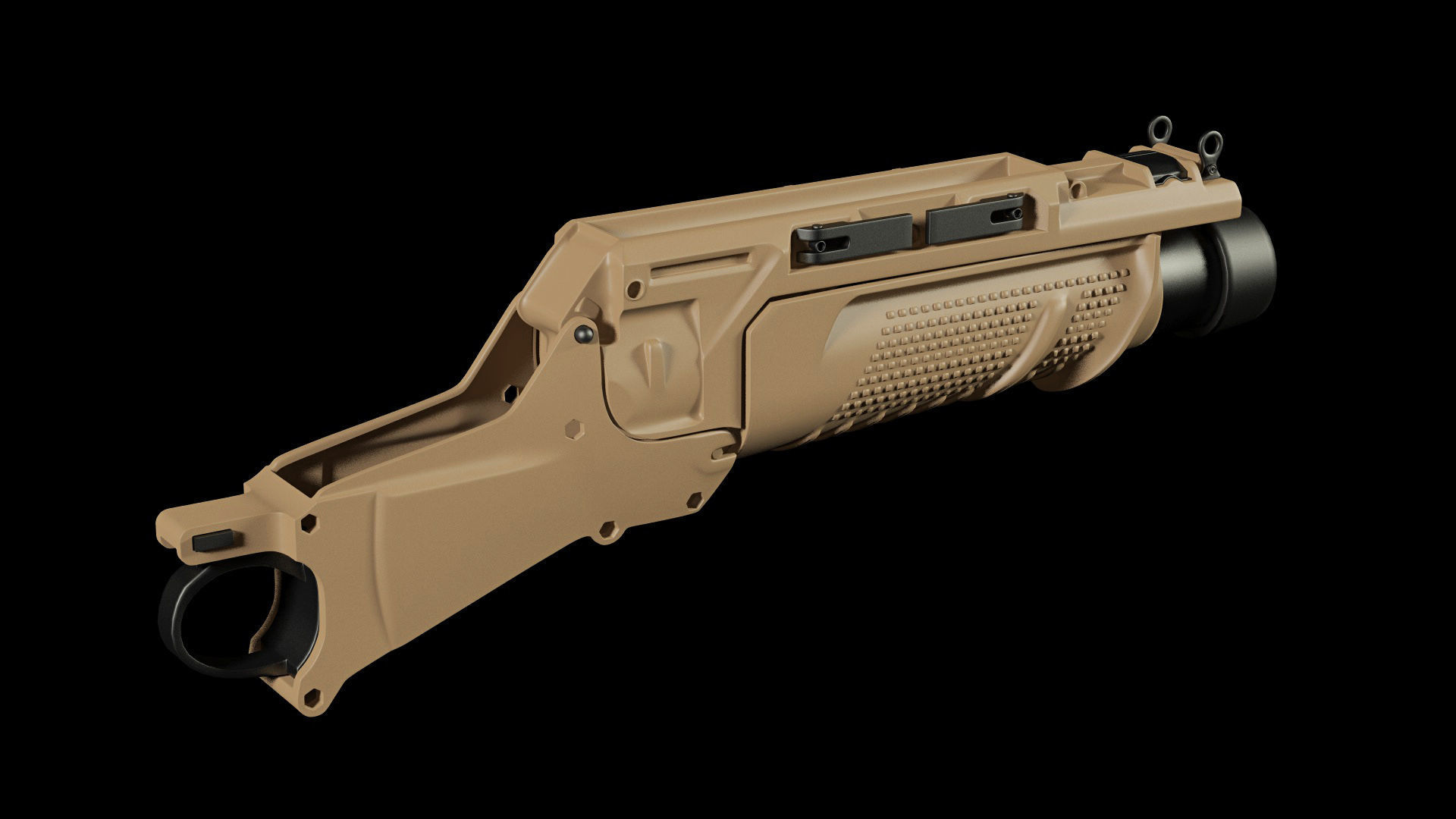 FN SCAR-H 3D Model With Equipments 3D model_13
