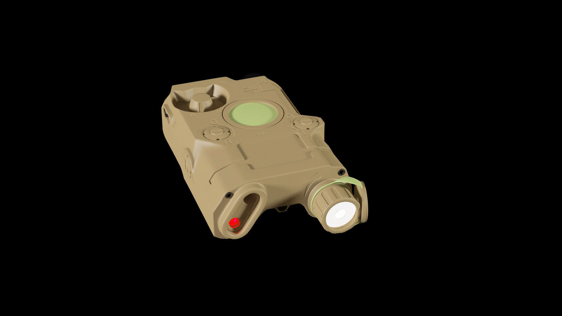 FN SCAR-H 3D Model With Equipments 3D model_11