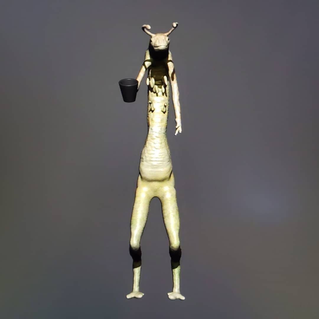 MIB Worm Guy 3D print model_9