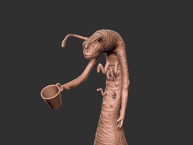 MIB Worm Guy 3D print model
