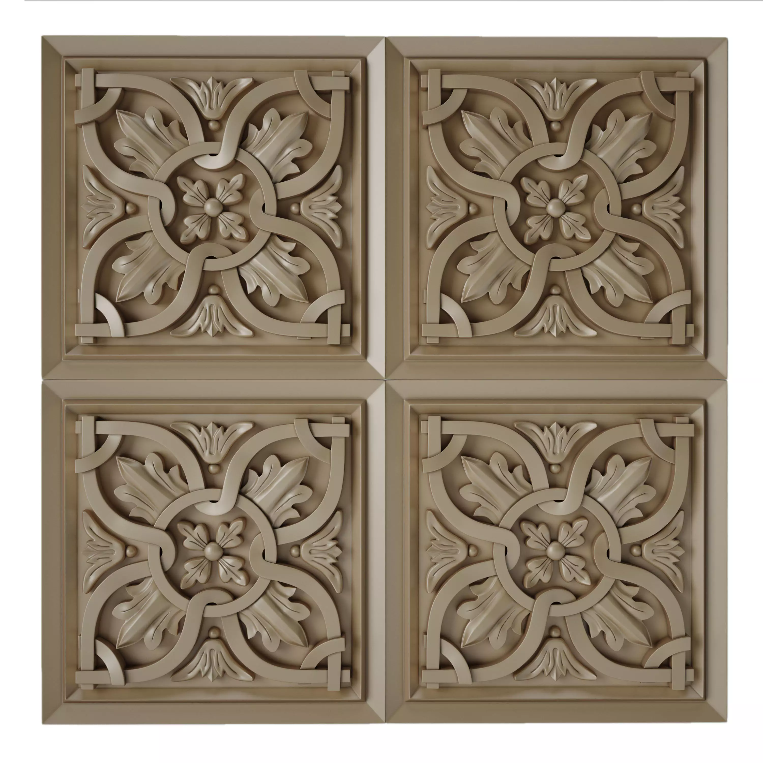 Decorative panel 7 3D model_0