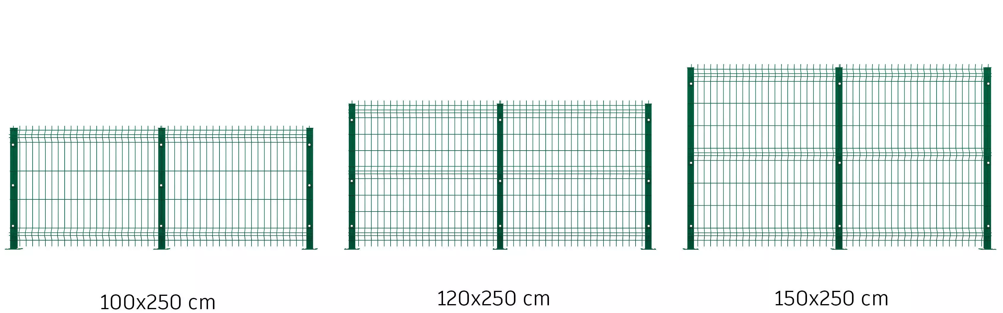 Fence three wire fences 3D model_0