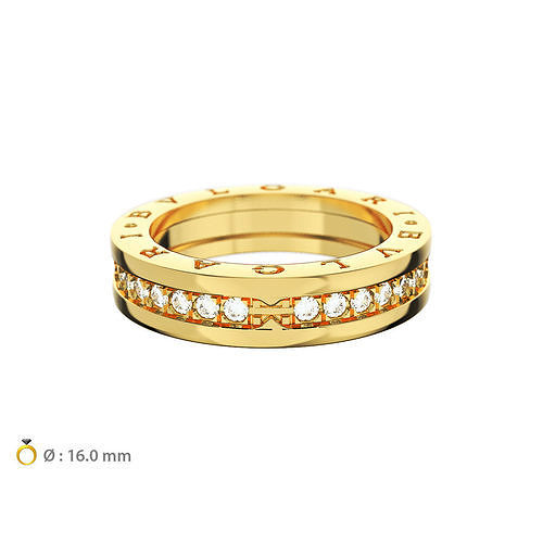 N012 Fashionable wedding ring 3D print model