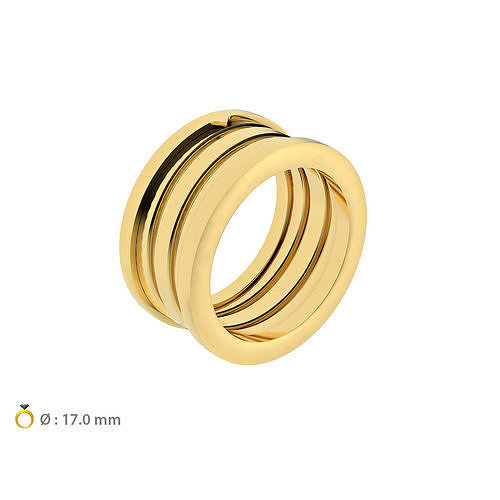 N014 Fashionable wedding ring 3D print model