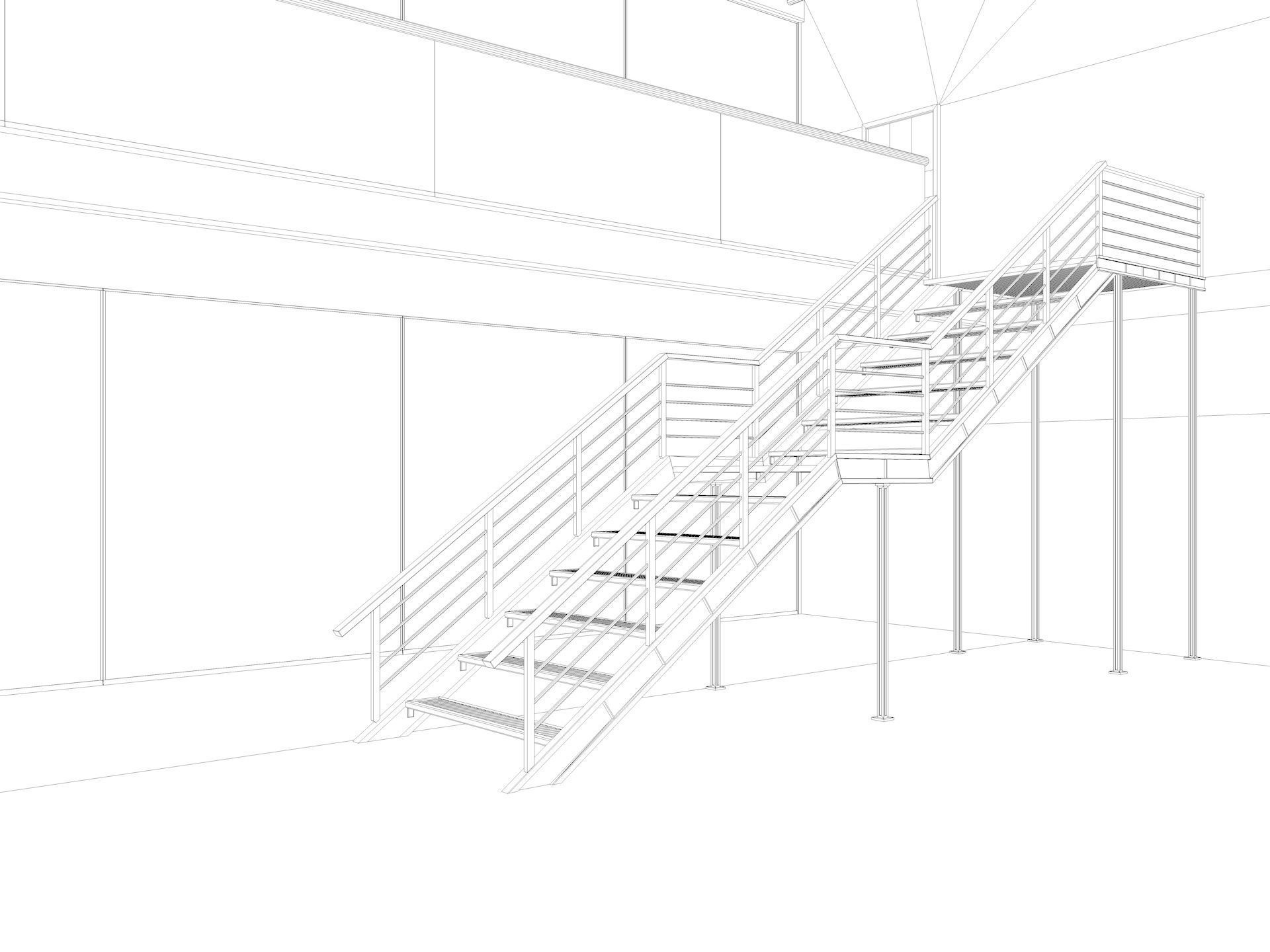 Aircraft Hangar 3D model_13