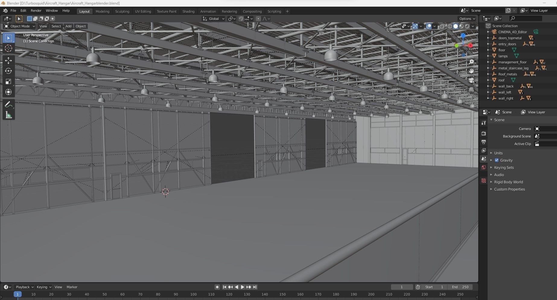 Aircraft Hangar 3D model_22
