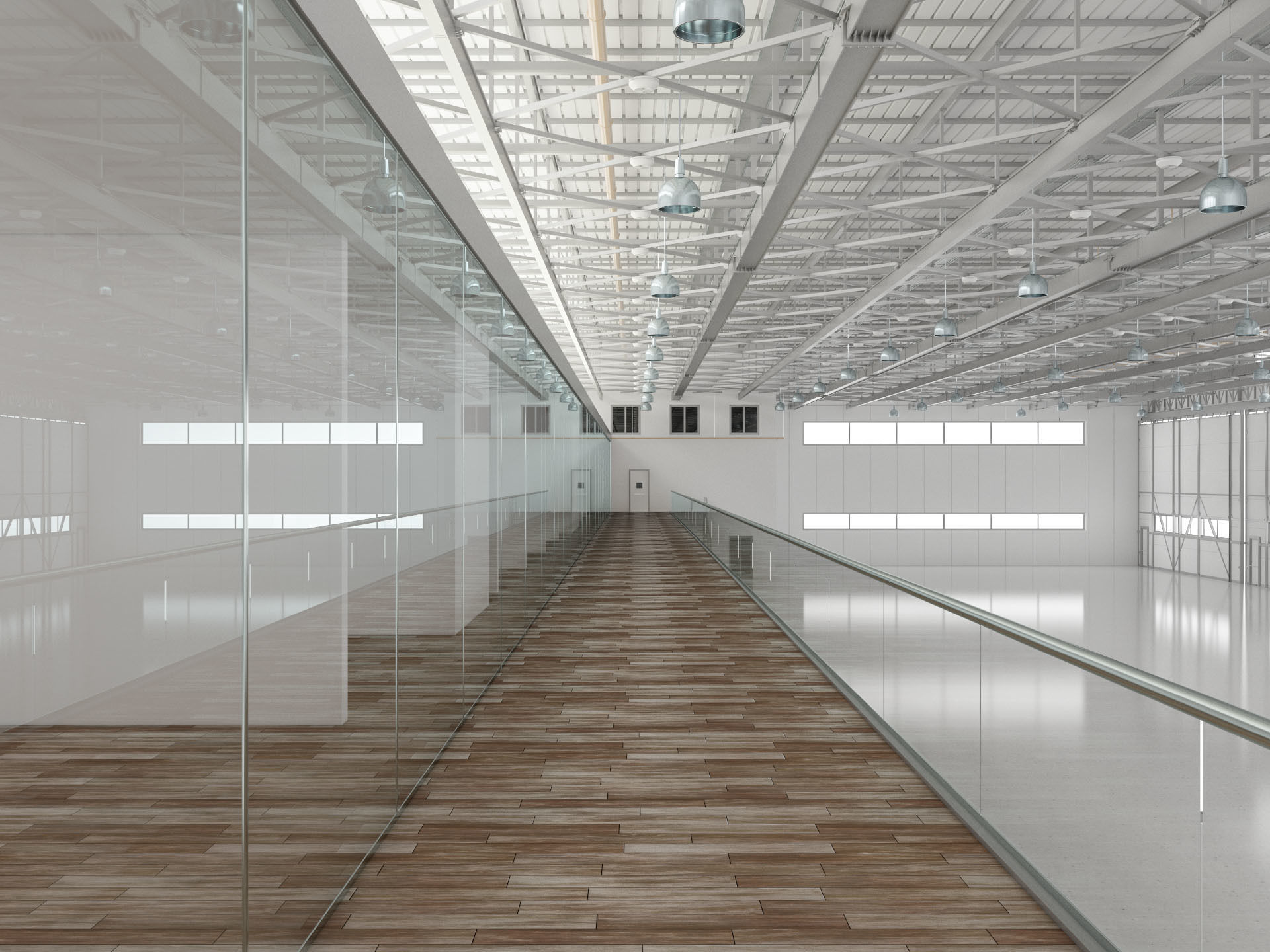 Aircraft Hangar 3D model_10