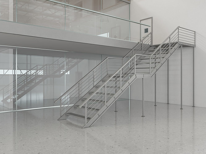 Aircraft Hangar 3D model 6