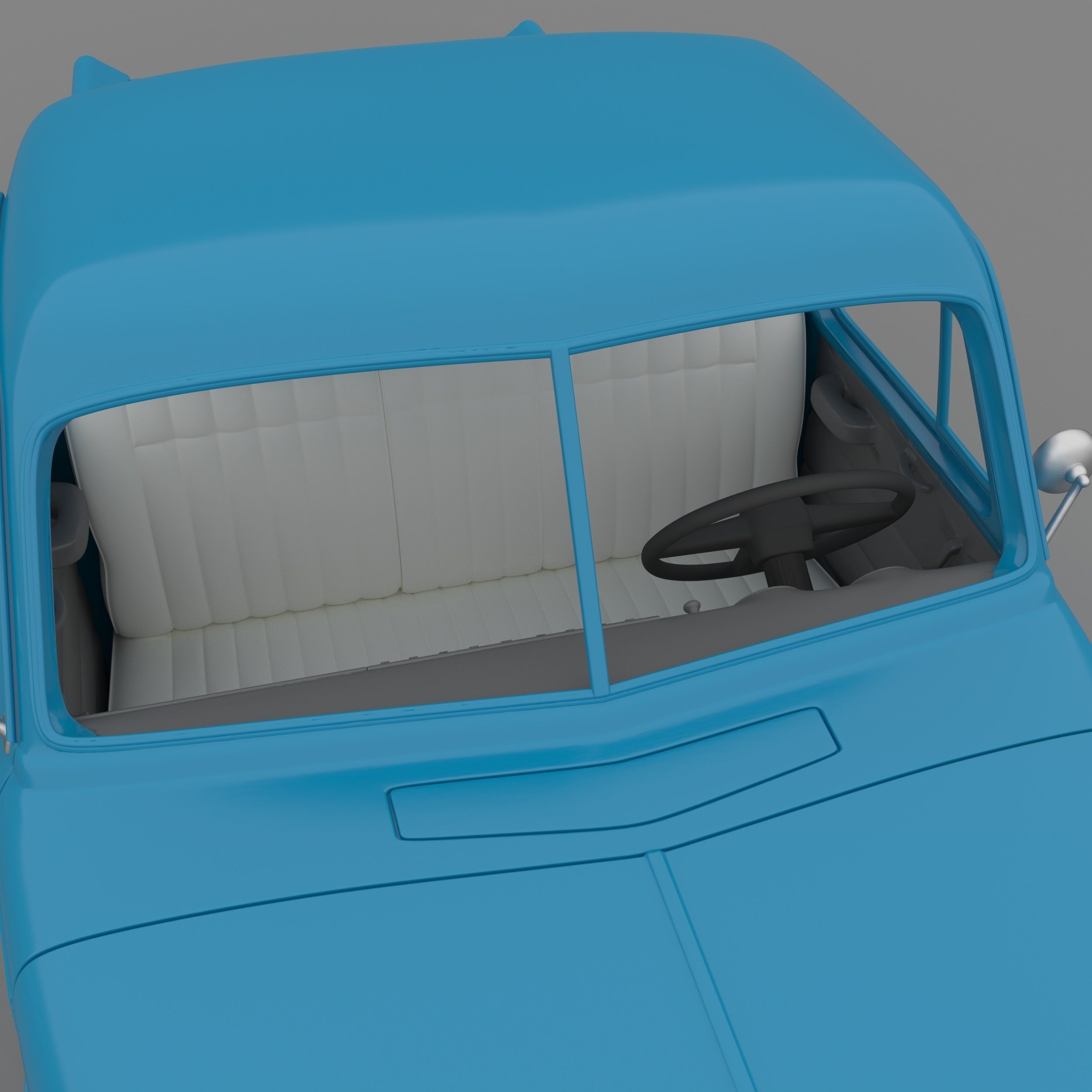 Chevrolet 3100 Pickup 1950 Classic for 3D Printing STL File 3D print model_9