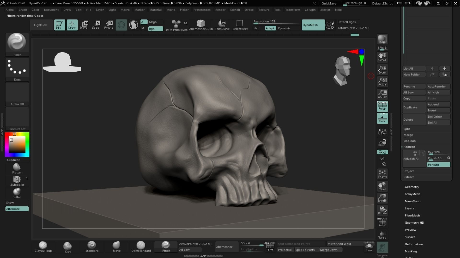 skull  FREE Free 3D model_2