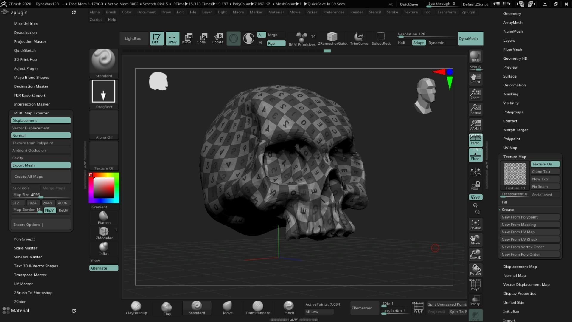 skull  FREE Free 3D model_4