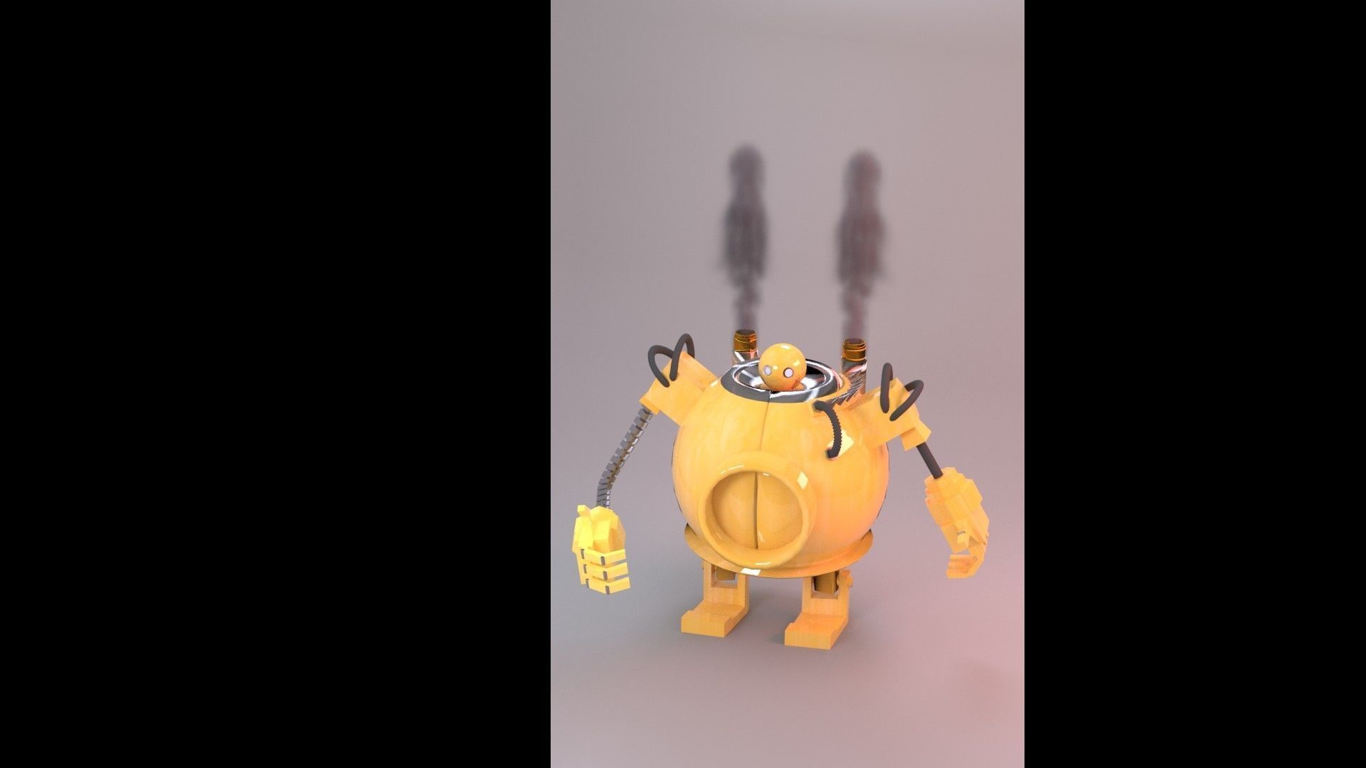 Model 3D of Blitzcrank character Low-poly 3D model_2