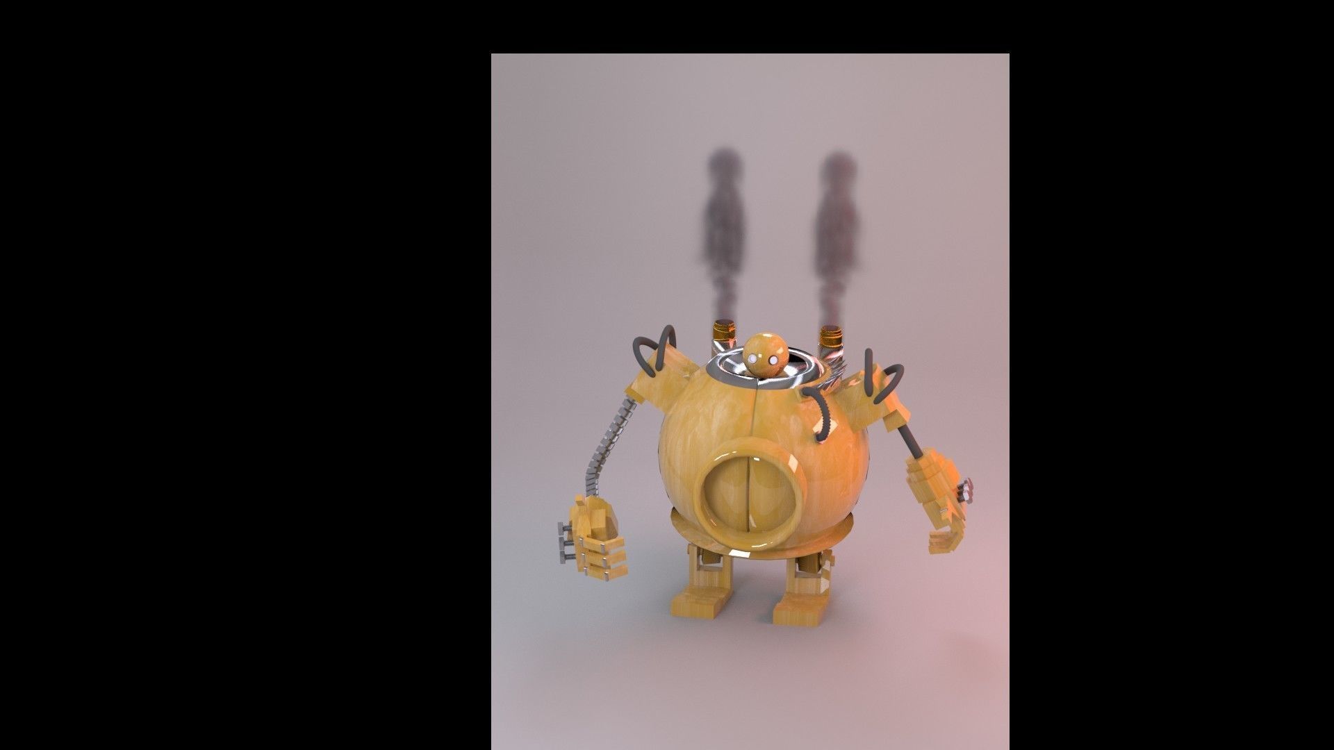 Model 3D of Blitzcrank character Low-poly 3D model_3