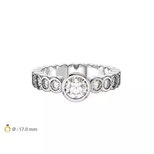 N178 Eternity bezel ring