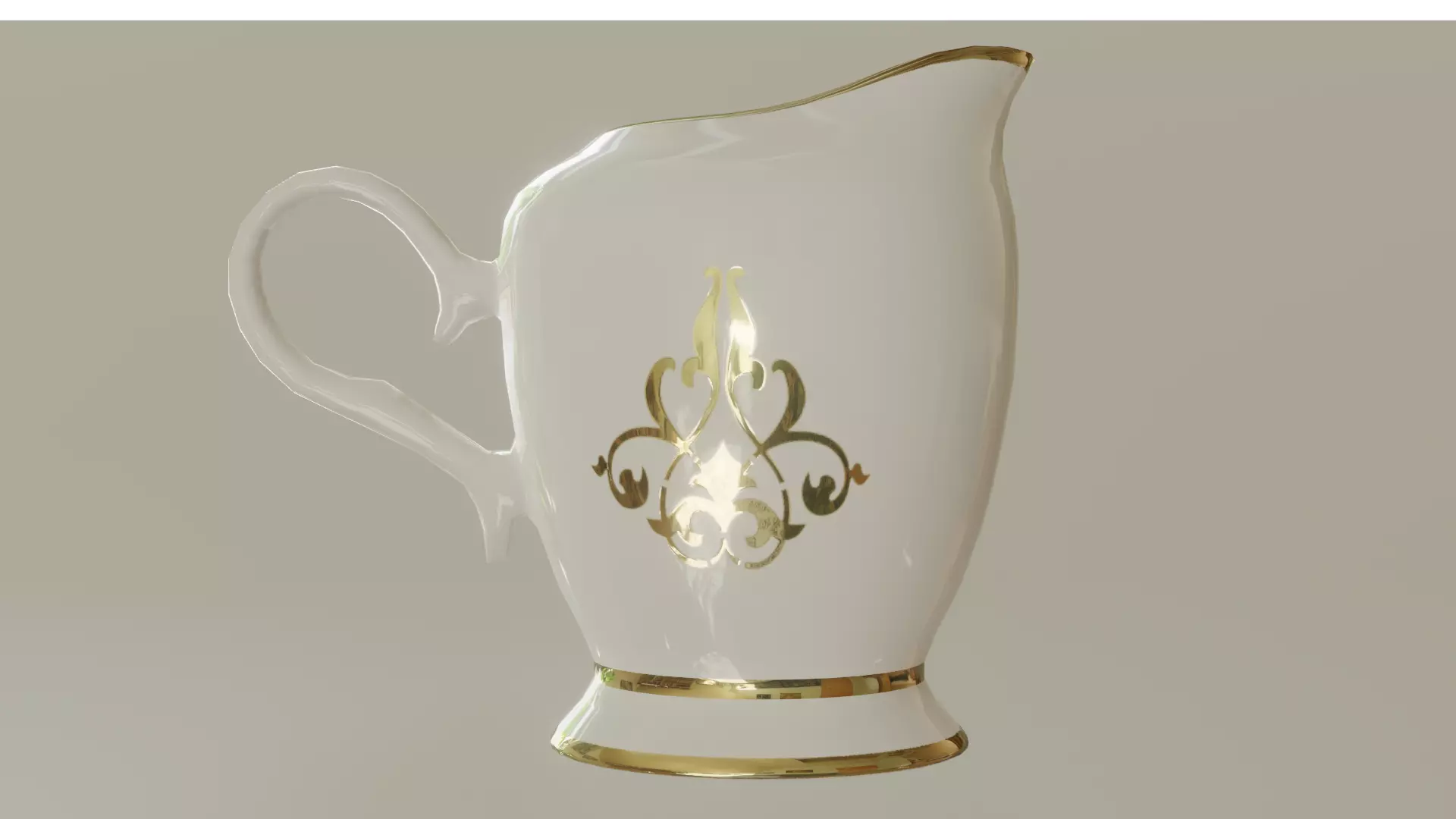 Gravy boat Free 3D model_0