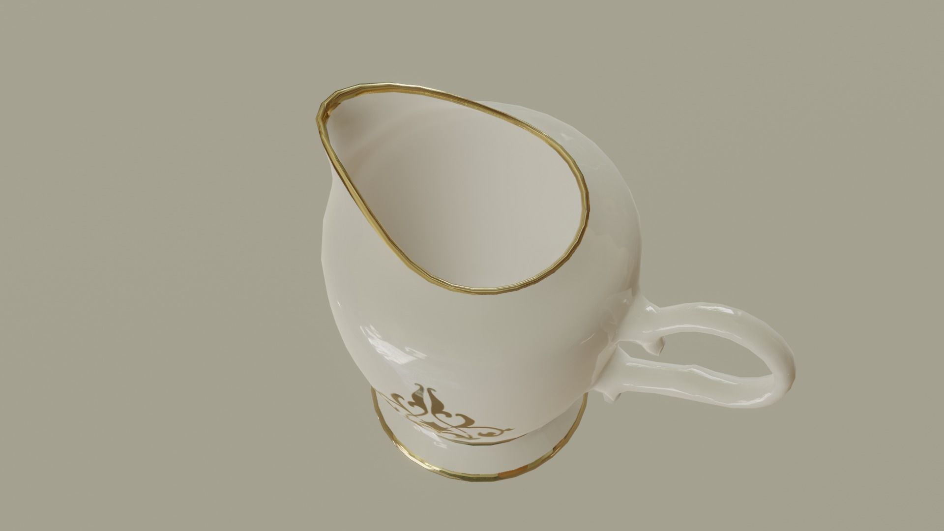 Gravy boat Free 3D model_6