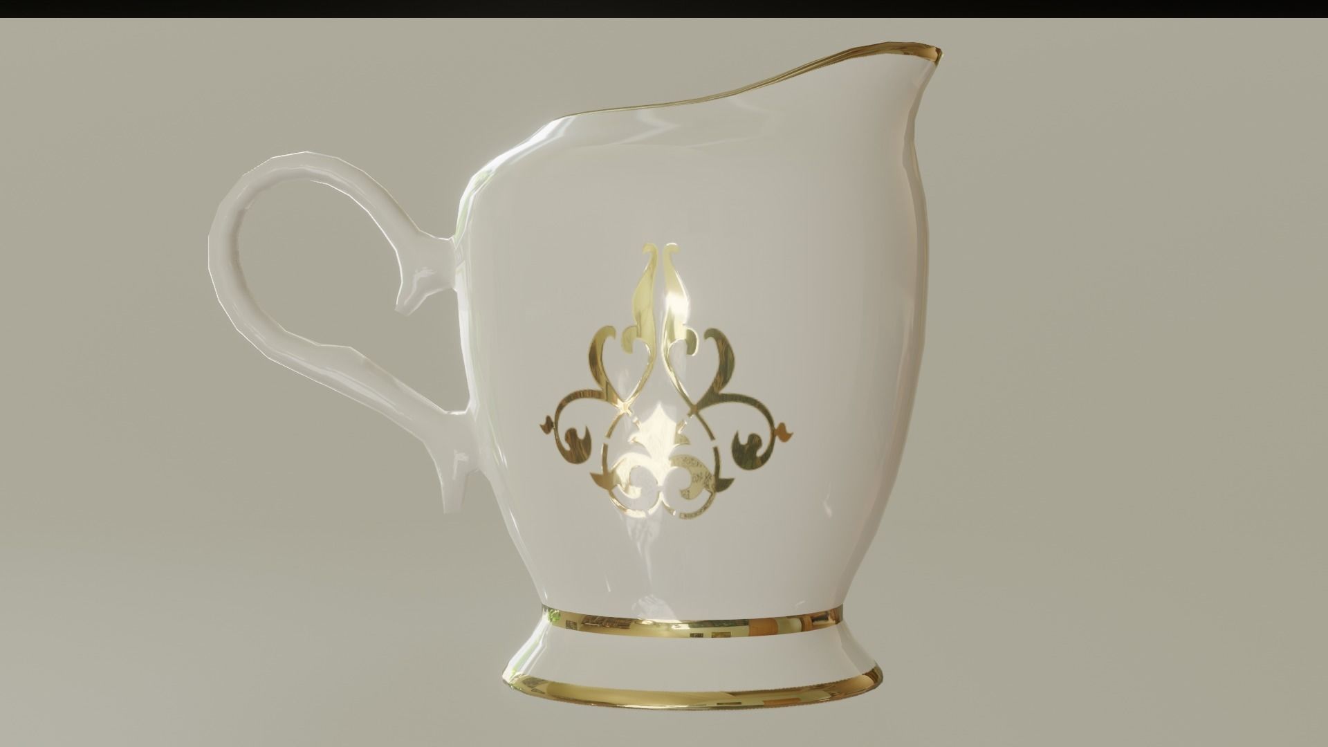 Gravy boat Free 3D model_4