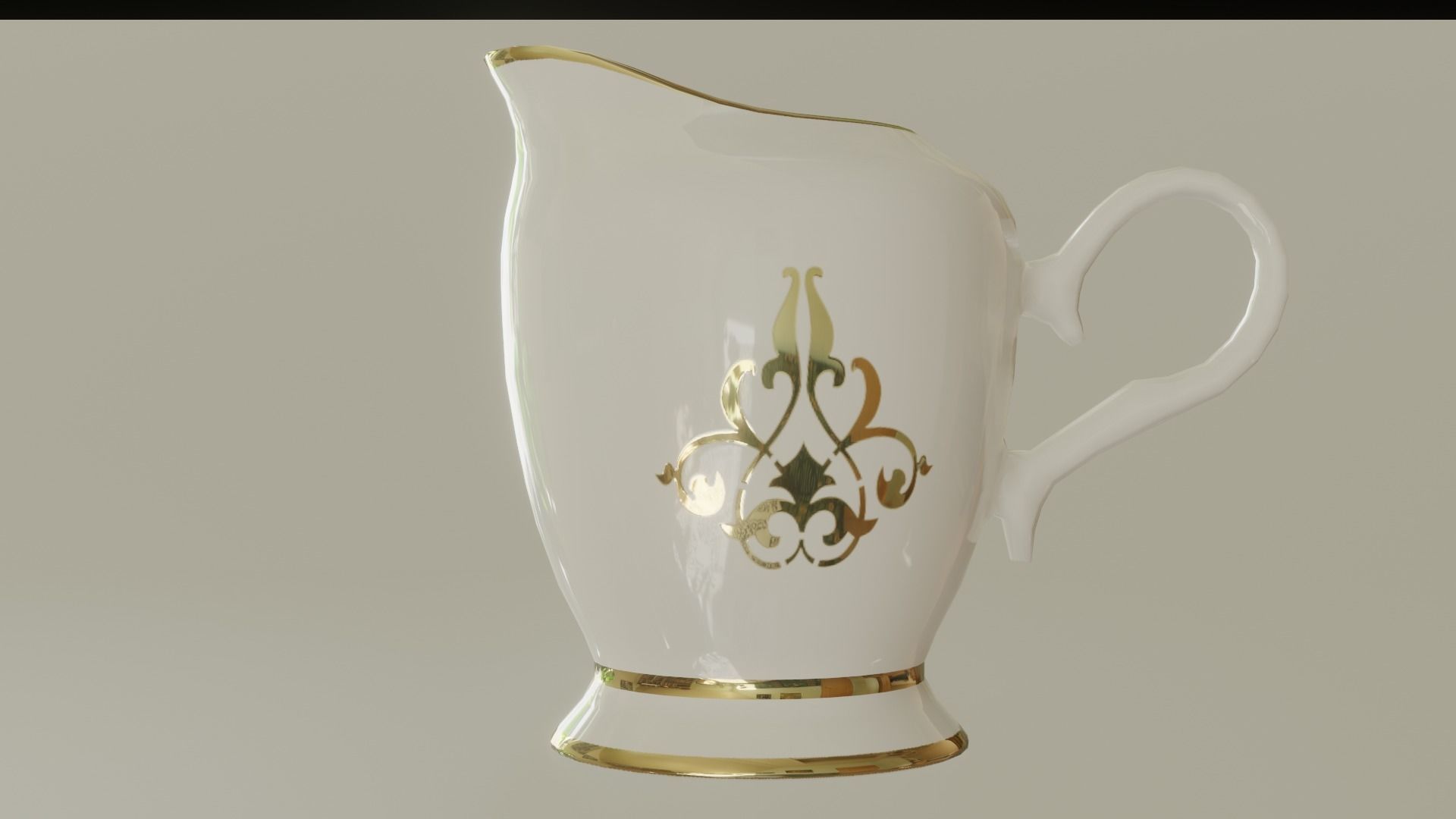 Gravy boat Free 3D model_2