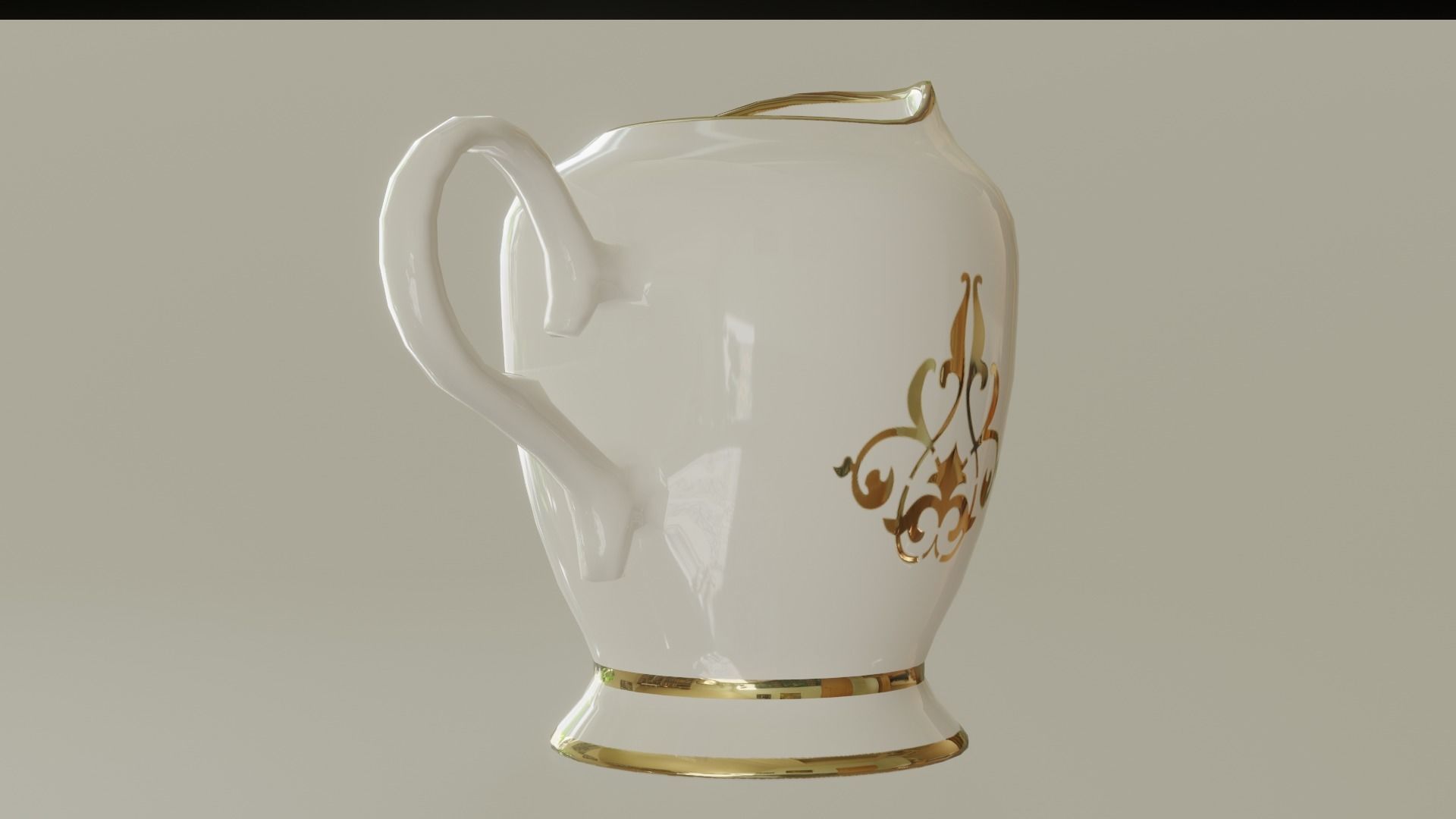 Gravy boat Free 3D model_1