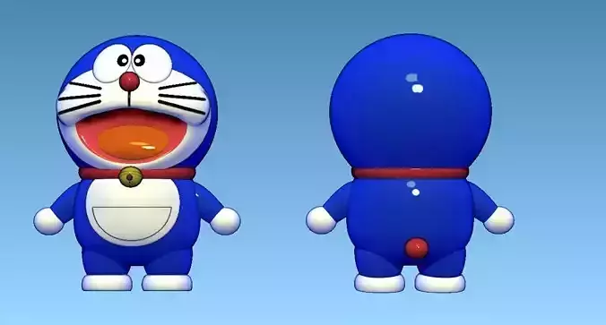 Doraemon figurine 3D print model