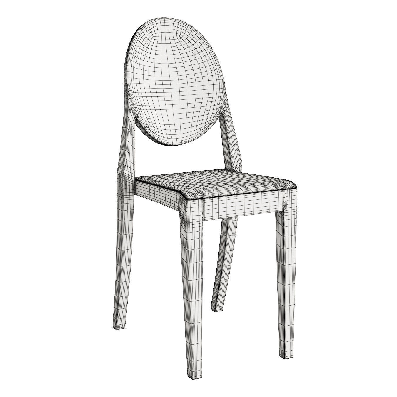 Victoria ghost 3D model_5