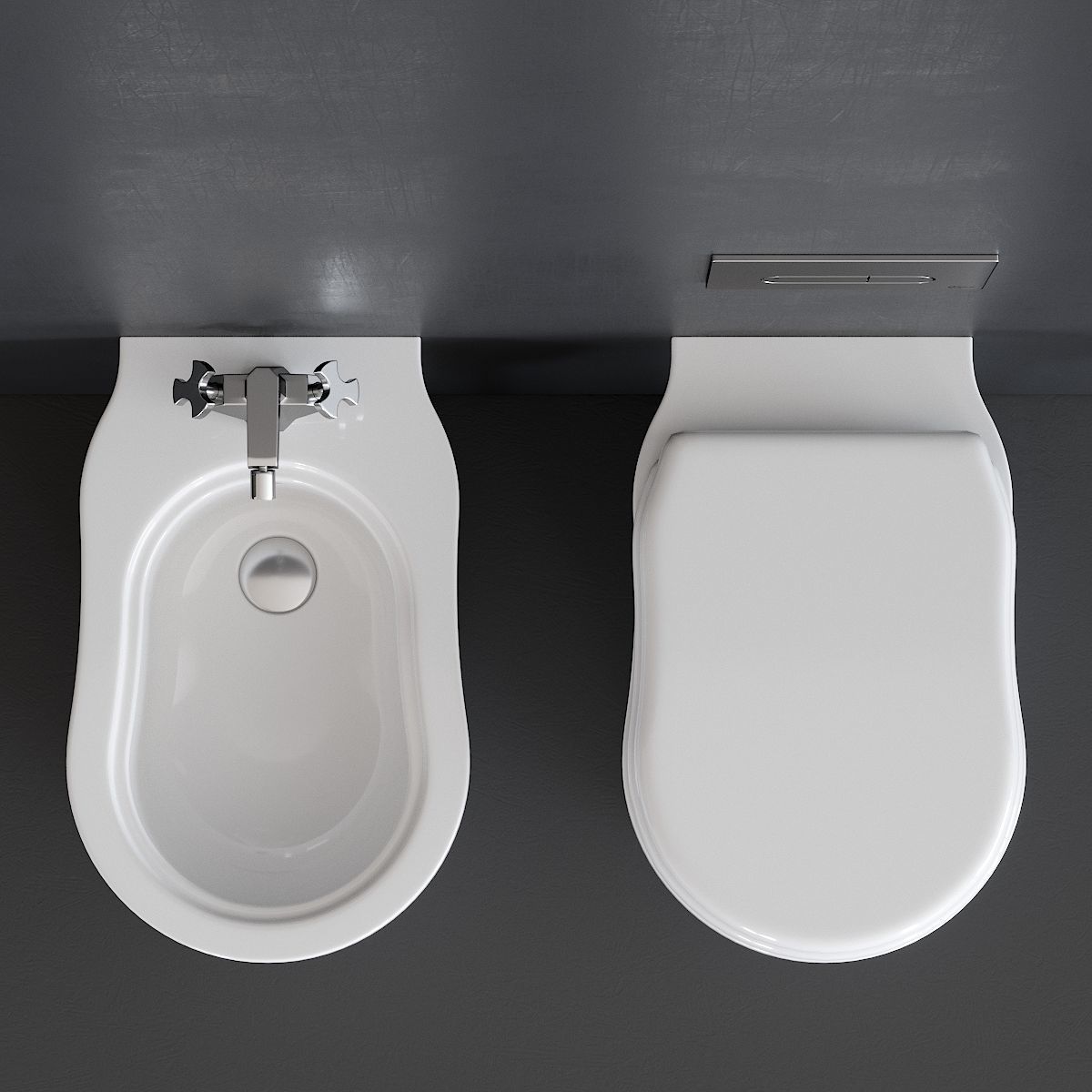 Ceramica Flaminia Efi WC 3D model_3