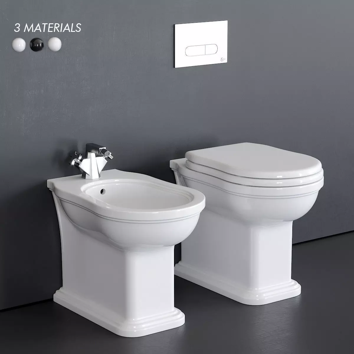 Ceramica Flaminia Efi WC 3D model_0